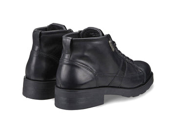 OXS Scarponcino Uomo Frank Casual in Pelle Nera