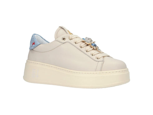 Gio+ PIA Sneakers Jeannine Jewel Cat Made in Italy Leather