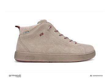 Pitas Austin Beige Polacchino Uomo A/I Scamosciato Water-Resistant - AI-Generated Model