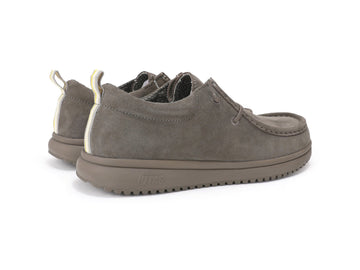 Pitas Texas Wallabi Tortora Uomo Camoscio Idrorepellente