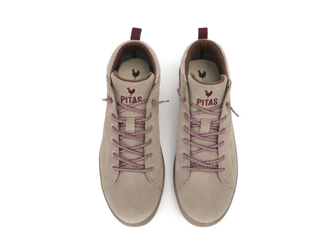 Pitas Austin Beige Polacchino Uomo A/I Scamosciato Water-Resistant