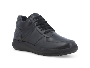 Melluso Men's Shoes Mid Height Laces and Zip Leather Upper