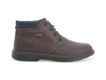 Melluso Polacchino Comfort Tomaia Impermeabile in Pelle Marrone U15454D-226971