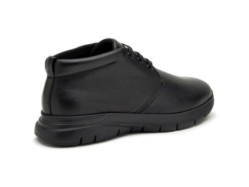 Frau Men's Mid Lace-up Ankle Boots XL Sole Leather Upper