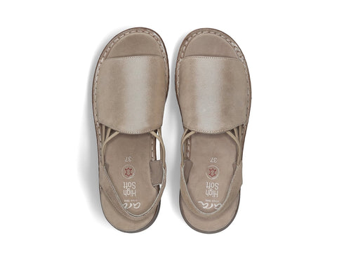 Ara Hawaii Sandali Comodi Calzata G Zeppa Tomaia Pelle