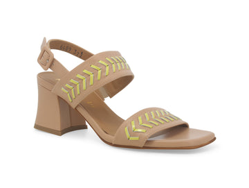 Melluso Women's Two Band Sandals with Leather Upper