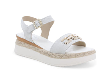 Melluso Wedge Sandals with Leather Upper Accessory