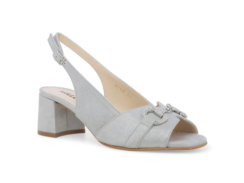 Melluso Sandalo Donna Elegante Comodo con Fibbie Gioiello Strass