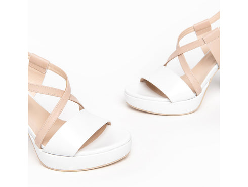 NeroGiardini Sandals Made in Italy Platform High Heel Leather