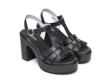 Nero Giardini Platform Heeled Sandals Leather Upper