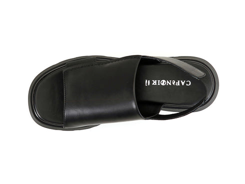 CafèNoir Woman Wedge Sandal with single leather band