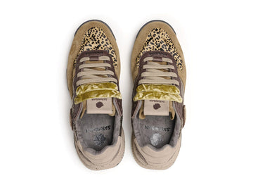 Satorisan Women's Chacrona Premium Leather Leopard Shoes