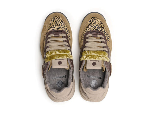 Satorisan Women's Chacrona Premium Leather Leopard Shoes