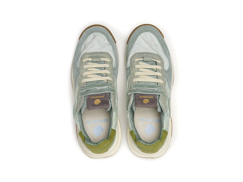 Satorisan Women's Chacrona Shoes in Milky Jade Upper Linen