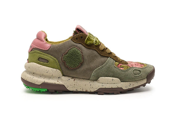 Satorisan Scarpe Chacrona Autunno Inverno Camoscio Klim Green