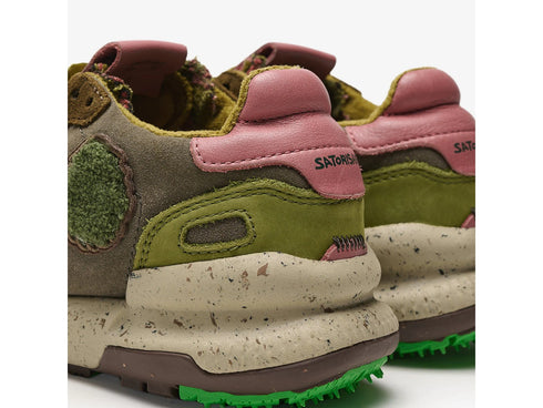 Satorisan Scarpe Chacrona Autunno Inverno Camoscio Klim Green