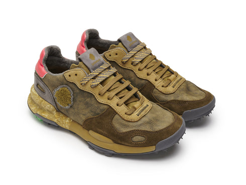 Satorisan Scarpa Uomo Chacrona in Pelle Scamosciata Premium