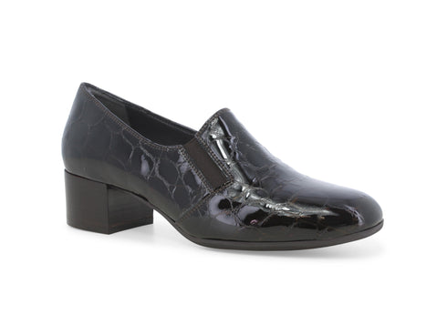 Melluso Scarpe Comfort Accollate Invernali Tomaia Pelle Lucida