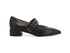 Melluso Mary Jane Nera in Pelle con Fibbia e Maxi Occhielli V5349-250130