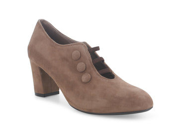 Melluso Women's Elegante Shoes Made in Italy Suede Leather