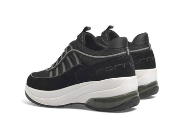 Fornarina UP Black Sneakers Platform 90s Shoes Iconic