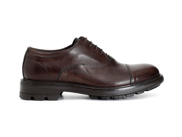 CafèNoir Scarpe Uomo Francesine Invernali Tomaia Pelle Marrone C1RF2002-M012