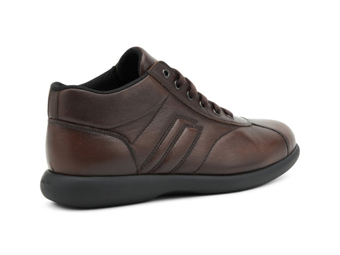Frau Men's Mid-Height Lace-Up Shoes in Smooth Leather