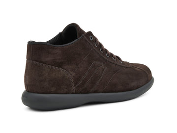 Frau Men's Mid Lace Up Winter Ankle Boots Suede Upper