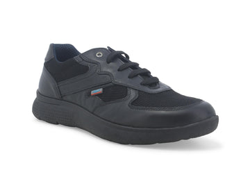 Melluso Men's Lace-Up Shoes Upper Fabric Leather