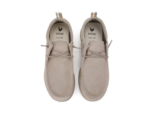 Pitas Texas Wallabee Beige Men's Autumn/Winter Suede