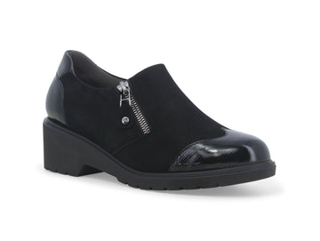 Melluso Winter Comfort Zipper Slip-on Shoes Upper Leather