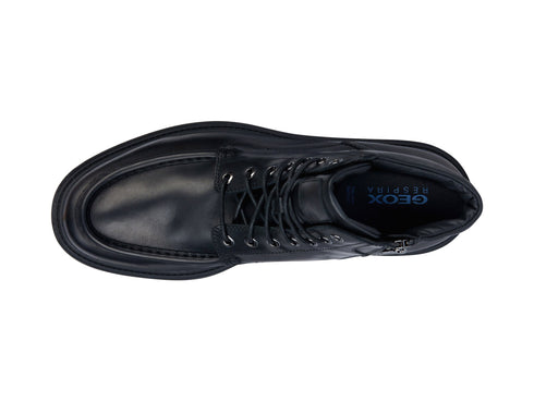 Geox Polacchini Invernali Spherica con Lacci e Zip Tomaia Pelle