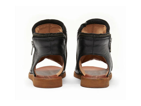 Felmini Low Heel Sandals with Soft Leather Upper