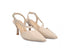 Francesco Milano Slingback Pointed Toe Leather Upper