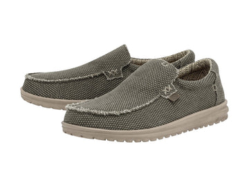 Hey Dude Men's Summer Shoes Mikka Braided Army Slip On
