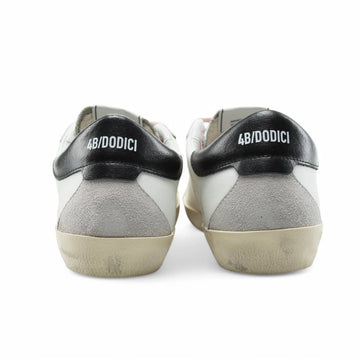 4B12 Spring Summer Women's Suprime Glitter and Leather Sneakers