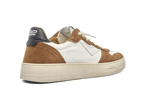 4B12 Hyper Uomo Sneakers Made in Italy Tomaia Pelle Camoscio