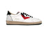 4B12 Play New Sneakers Uomo Made in Italy Tomaia in Pelle Bianca U56