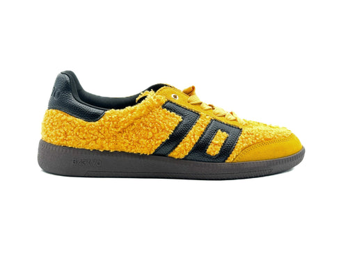 Back 70 Sneakers Donna Teddy 106 Tomaia Fur e Camoscio Giallo