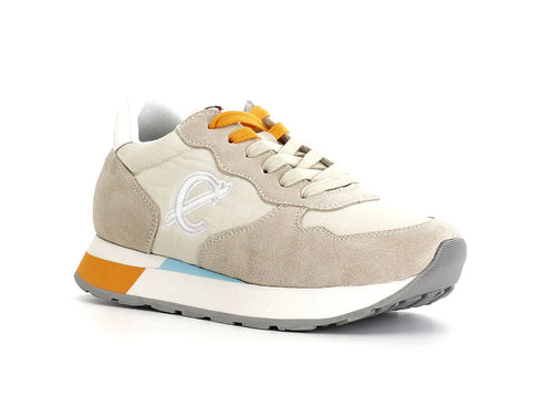 CafèNoir Women's Spring Summer Sneakers Upper Suede Fabric