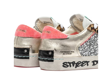 Crime London Women's Spring Summer Sneakers - Distressed