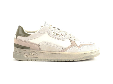 Victoria Sneakers Donna C80 Urban Bianco e Verde Oliva 800126