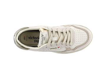 Victoria Women's Sneakers C80 Urban in White and Olive Green