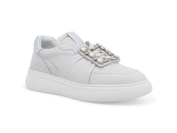 Melluso Spring Summer Jewel Slip-on Shoes Leather Upper