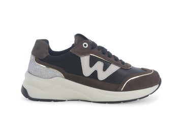 Melluso Sneakers Lacci Donna Zeppa Camoscio Pelle Grigio R25724D-234546