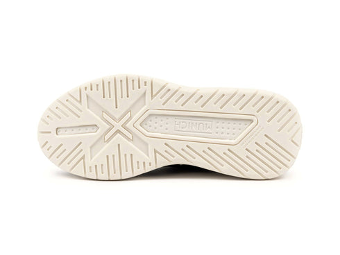 Munich Sneaker Nexa Donna Grigia con Dettagli Metallizzati Blu