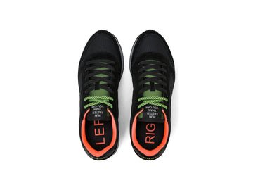 SUN68 Men's Tom Fluo Sneakers in Black