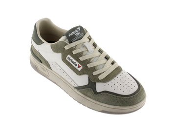 Victoria Men's Sneakers Lace-Up Color Block C80 Leather Upper