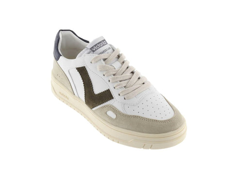 Victoria Seul Men's Leather and Suede Sneakers