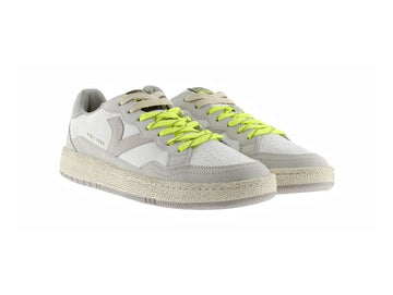 Victoria Sneaker Uomo Smash Sport Vintage Bianco e Fluo